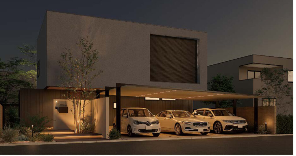 カーポートSC3台用